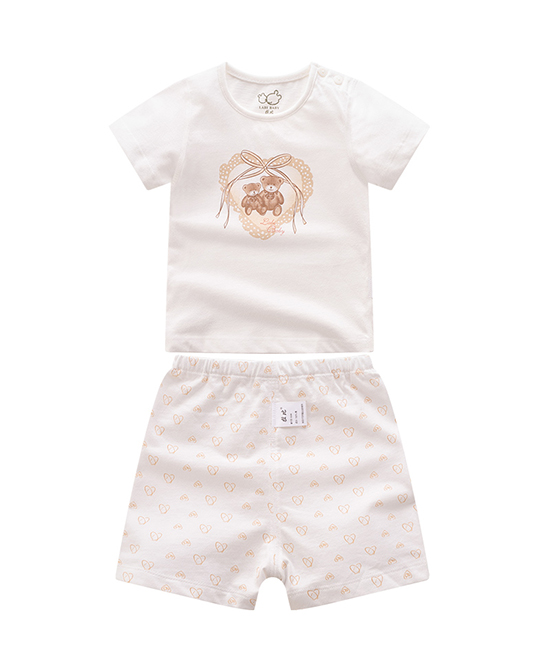 拉比婴幼装2020新款婴儿短袖套装代理,样品编号:93685