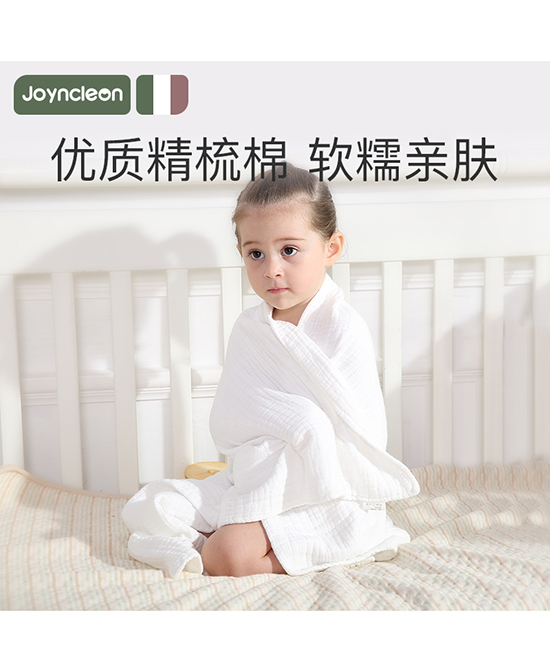 婧麒母婴服饰婴儿浴巾纯棉纱布代理,样品编号:93776
