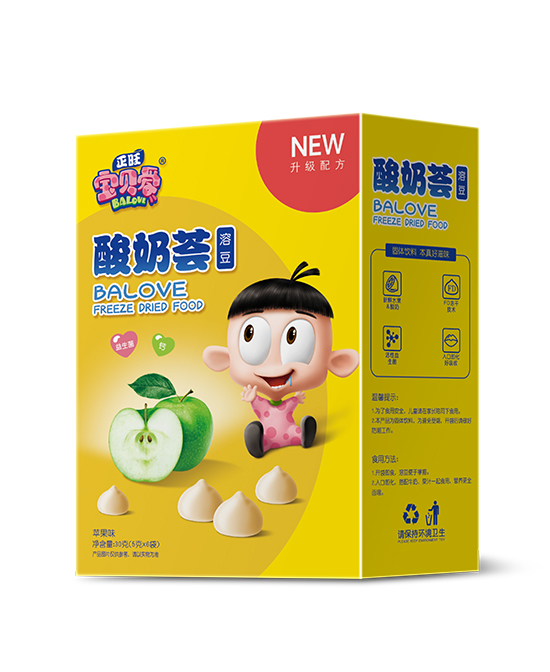 正旺宝贝爱婴童食品酸奶荟-苹果代理,样品编号:93937