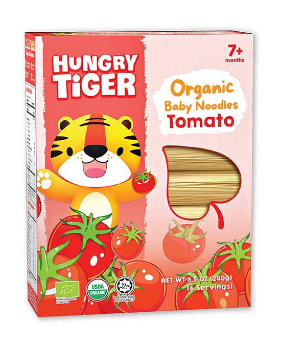 Hungry Tiger辅食有机番茄婴儿面代理,样品编号:94374