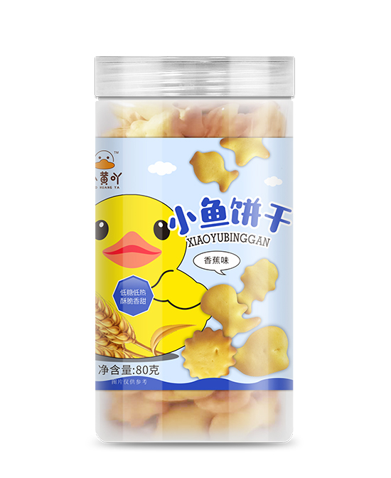 小黄吖辅食小鱼饼干香蕉味代理,样品编号:95151