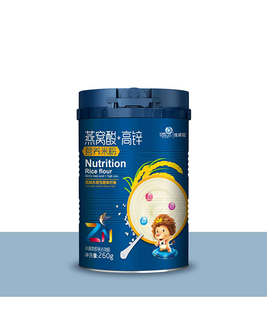 优诺冠燕窝酸+高锌营养米粉