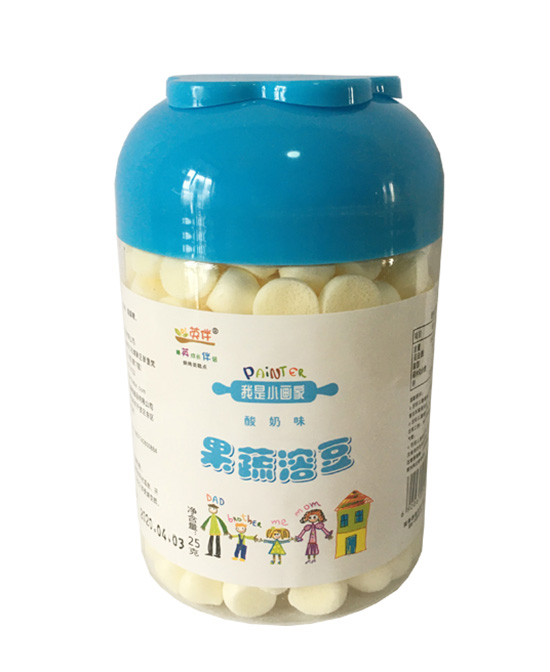 英伴零辅食酸奶味果蔬溶豆25克代理,样品编号:105041