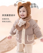婴幼儿复古轻暖棉衣