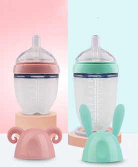 婴儿硅胶奶瓶