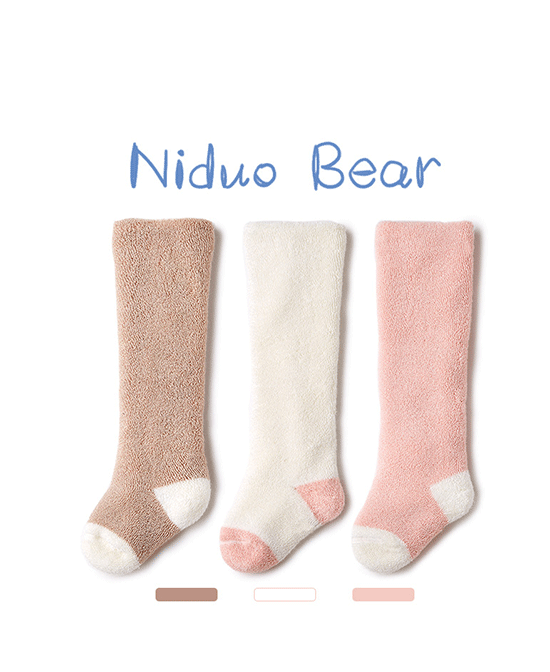 尼多熊婴童服饰配件保暖加厚棉袜代理,样品编号:105665