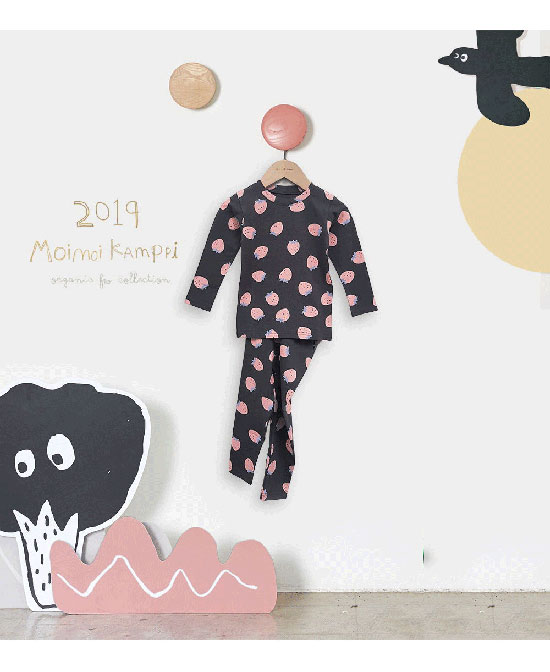 Moimoi kamppi童装秋季儿童家居服套装薄款代理,样品编号:105858