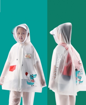 TPU儿童雨衣分体式套装