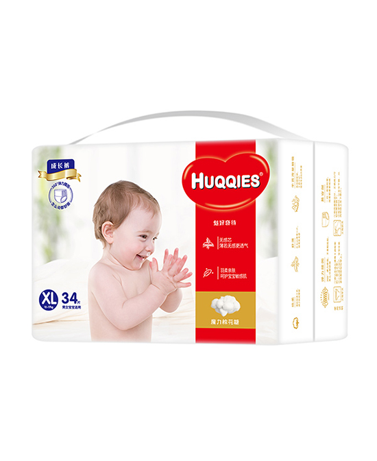 HUQQIES棉花糖系列成长裤XL34