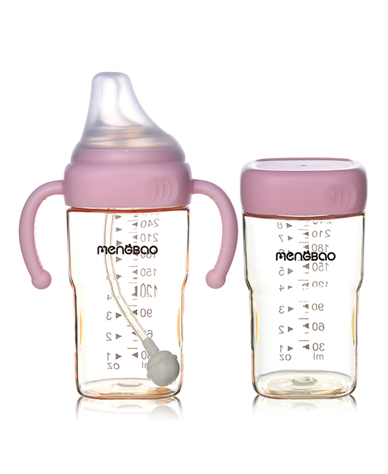 mengbao盟宝奶瓶270ml方形PPSU奶瓶代理,样品编号:100010