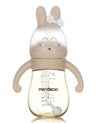 盟宝180-240-300ml3个容量兔子PPSU奶瓶