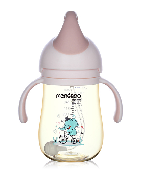 mengbao盟宝奶瓶大象PPSU吸管杯代理,样品编号:100021