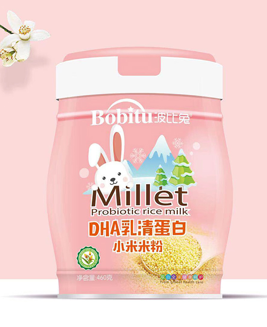 波比兔DHA乳清蛋白小米米粉