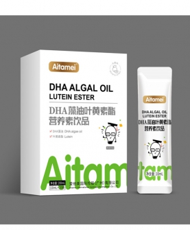 DHA藻油叶黄素酯营养素饮品