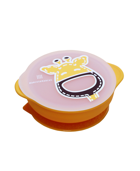 马库狮 _ MARCUS&MARCUS儿童硅胶带盖防滑吸盘碗代理,样品编号:100827