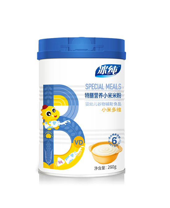 冰纯辅食特膳低蛋白小米营养米粉（小米多维）代理,样品编号:101435
