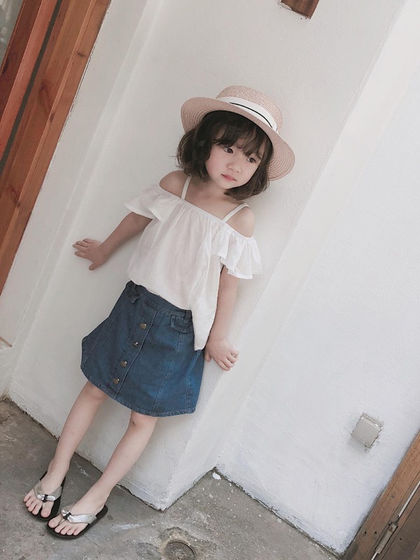 宾果童话童装新款夏季儿童裙装代理,样品编号:102128