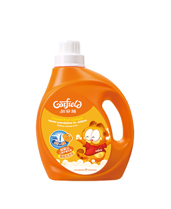 加菲猫洗护用品儿童柠檬花香柔顺洗衣液代理,样品编号:102880