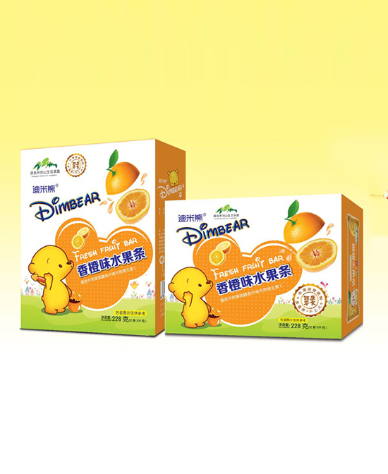 迪米熊香橙味水果条