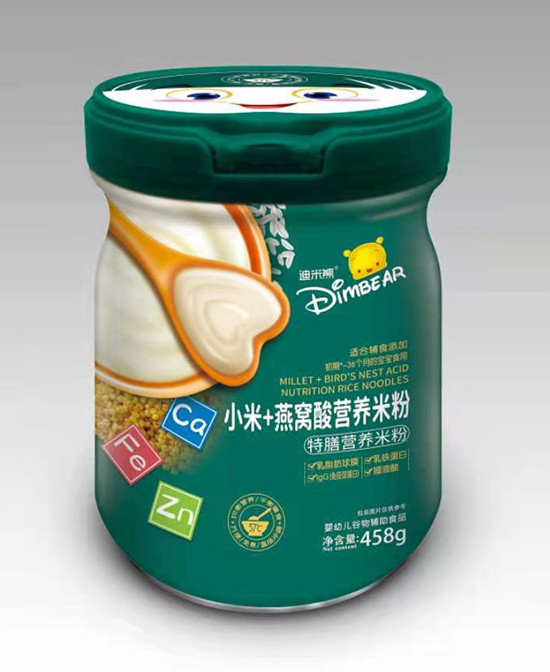 迪米熊米粉小米+燕窝酸营养米粉代理,样品编号:98872
