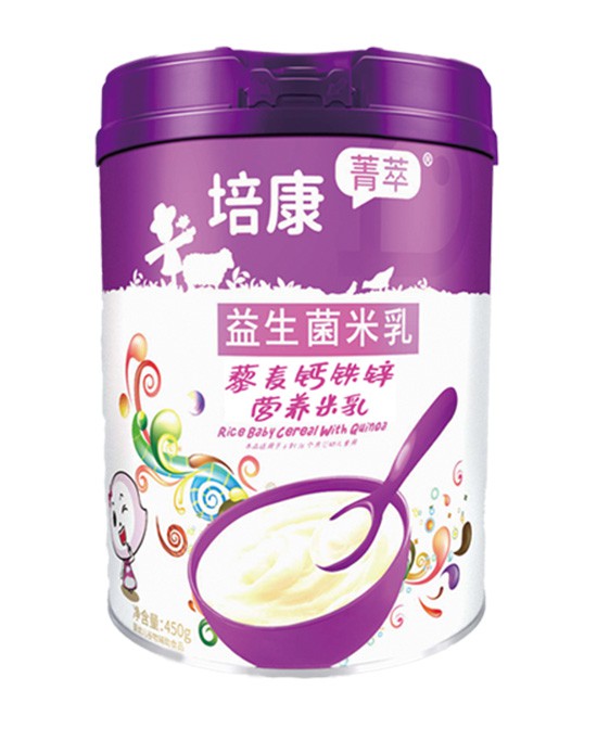 培康菁萃辅食益生菌米乳（藜麦铁锌钙）代理,样品编号:117160