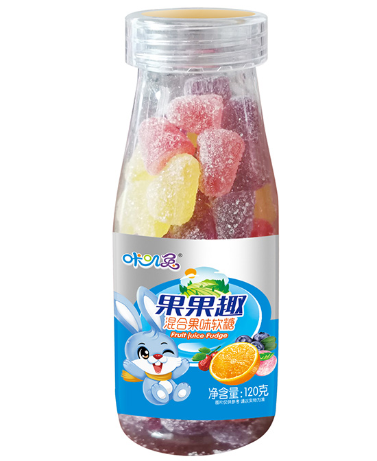 咔叽兔儿童零食果果趣混合果味软糖代理,样品编号:115243