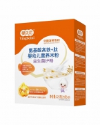 婴贝尼氨基酸高铁+肽婴幼儿营养米粉（益生菌护肠）