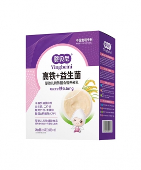 高铁+益生菌婴幼儿特殊膳食营养米乳