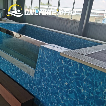 重庆室内恒温游力安泳池设备-拆装式钢结构游泳池