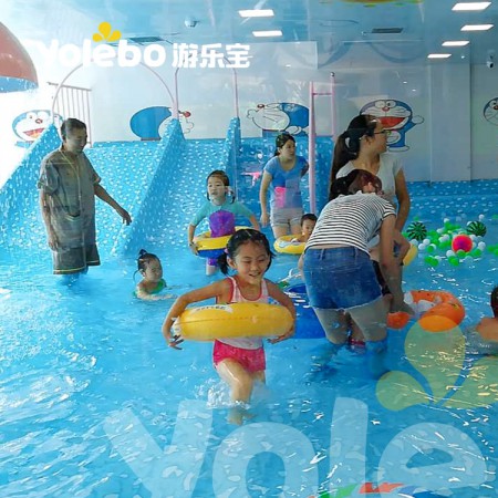 北京定制婴幼儿游泳池设备-母婴店大型亲子室内游泳池