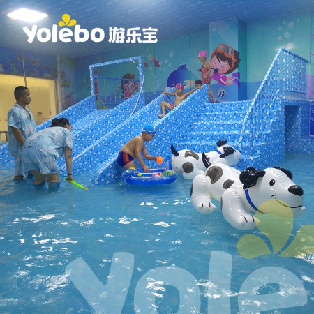 四川早教中心水育游泳池设备价格-游乐宝拼接式儿童游泳池