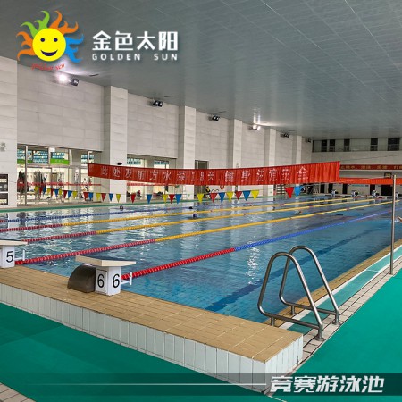 广东工厂价直销拼接恒温游泳池大型健身房游泳池设备