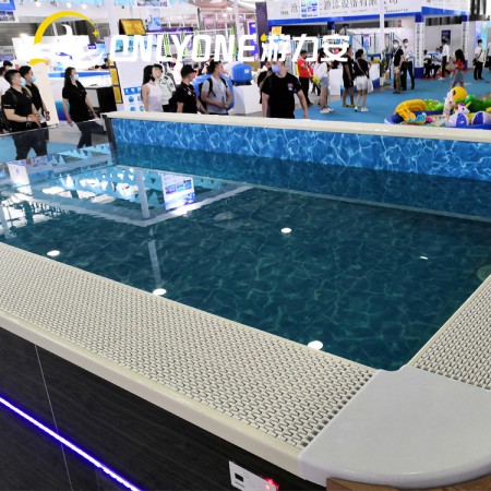 甘肃组装钢结构泳池设备价格-装配式胶膜内胆游泳池